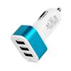 3-Pack High Speed 3-Port Autolader/Carcharger Blauw 07661291