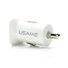 USAMS Dual Autolader/Carcharger 5V - 3.1A Wit 0766129181050