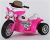 Harley Politiemotor look 6v roze