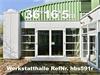 Grote foto bedrijfshalle 32x16x5m atelier met gebogen dak bedrijfspanden opslagruimte te koop