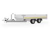 Eduard plateauwagen311 x 180, 3000 kg, lvh 56geremd open aan