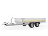 Eduard plateauwagen311 x 160, 2000 kg, lvh 63geremd open aan