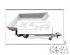 Eduard 3-zijdige Kipper310 x 160, 2000 kg aanhangwagen kippe