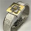 BUCCELATI -18K white gold with Yellow bracelet ladies watch