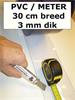 losse strook 30 cm breed / 3mm dik per meter