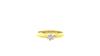 Gouden solitair ring met diamant 18 krt  €574.5