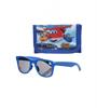 Superwings blauwe overslag portemonnee + zonnebril / giftse