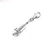 Zilveren charm bedel viool