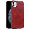 For iPhone 11 Crazy Horse Textured Calfskin PU+PC+TPU Case(R