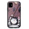 For iPhone 11 Shockproof Soft TPU Protective Case(Cat Patter
