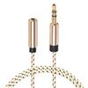 REXLIS 3596 3.5mm Male to Female Stereo Gold-plated Plug AUX