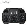 Support Language: Spanish i8 Air Mouse Wireless Keyboard wit