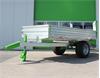 Gegalvaniseerde Zocon kiepwagen 4,5 ton met luchtberemming