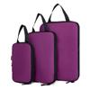 3 In 1 Waterproof Nylon Compression Travel Storage Bag (Purp