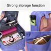 Grote foto fashion casual travel backpack laptop tas student met hengse caravans en kamperen kampeertoebehoren