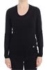 Dolce & Gabbana Black Crewneck Sweater Pullover Top IT46|XL