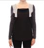 KAALE SUKTAE Black Gray Longsleeve Pullover Sweater IT40|S