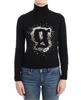 Galliano Black wool turtleneck sweater XXS