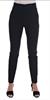 Dolce & Gabbana Black Floral Brocade Slim Fit Pants IT38|XS