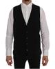 Dolce & Gabbana Black STAFF Cotton Rayon Vest IT50 | L