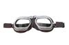 Halcyon mark 7 retro motor goggle brown leather