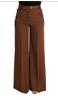 Cavalli Brown Polyester Boot Cut Pants IT40|S