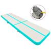vidaXL Gymnastiekmat met pomp opblaasbaar 700x100x20 cm PVC