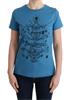 Dolce & Gabbana Blue Cotton 2017 Motive T-Shirt IT44|L