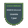 Cisco Meraki MX68CW Advanced Security Licentie 1 jaar