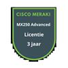 Cisco Meraki MX250 Advanced Security Licentie 3 jaar