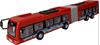 stadsbus Power Team 49 x 12 cm rood/grijs/zwart