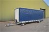 Hapert schamelwagen met schuifzuilen en huif 600x197x226 aan