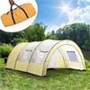 XXL camping tent waterdicht 4-6 personen tunneltent beige