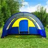 Grote foto xxl camping tent waterdicht 4 6 personen tunneltent blauw caravans en kamperen tenten