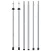 vidaXL Luifelstokken 2 st telescopisch 102-260 cm aluminium