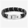 Absolutely Leather - Braided Oval Metal Black