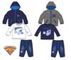 Superman 3-delig set, winterjas, jeans, shirt - Blauw - 6 ma