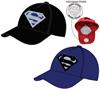 Superman blauwe / zwarte cap – pet maat 56 – 58 cm - Cap bla