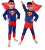Superheld/Superman verkleedpak - L = 130 - 140 cm