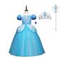 Cinderella - Assepoester - Deluxe verkleedjurk Labelmaat 150
