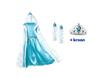 Frozen Elsa verkleedjurk + gratis kroon Labelmaat 100: 92/98