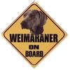 Autobordje Weimaraner on board