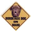 Autobordje Bordeauxdog on board