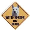 Autobord Witte Herder on board