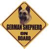 Autobordje Duitse herder on board