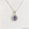 Online Veiling: 2.35ct Tanzanite and Diamond Necklace wit...