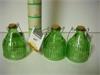 Wespenvangers van glas, 3 stuks groen doorsnede 13 cm