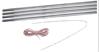 stokkenset Alu 12,7 mm 650-700 cm aluminium zilver