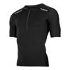 Fusion | SLi Tri Top Short Sleeve | Black Size : Large
