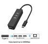 DrPhone GT1 - USB-C Gigabit Ethernet (1000MBPS) Adapter + 3X